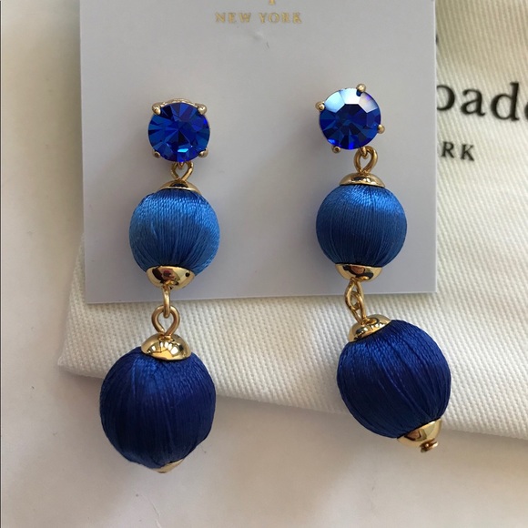 Kate Spade Linear Graduated Ball Earrings - Picture 3 of 4